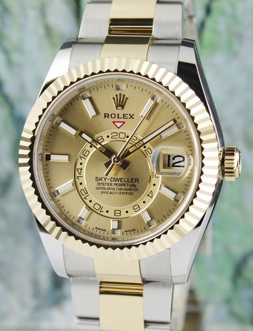 (image for) LIKE NEW UNPOLISHED ROLEX SKY DWELLER / 326933